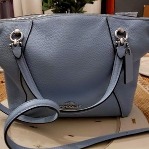 Coach Purse light blue slate